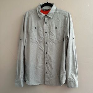 North Face button down
